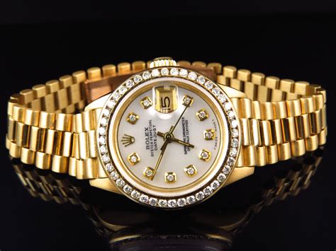 rolex originale da donna usato|pre owned gold rolex watches.